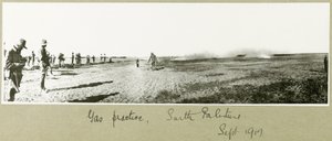 Gas practice, South Palestine, September 1917 by Capt. Arthur Rhodes